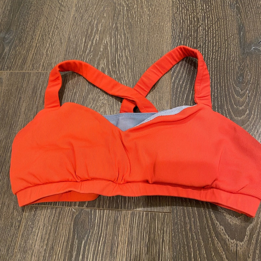 Carbon38 Orange UV Sports Bra
